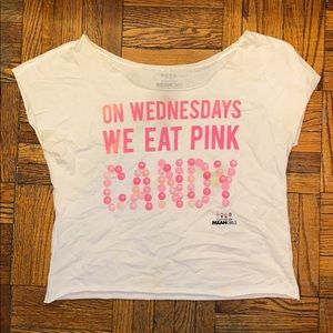 Mean Girls Official Dylan’s Candy Bar frayed tee